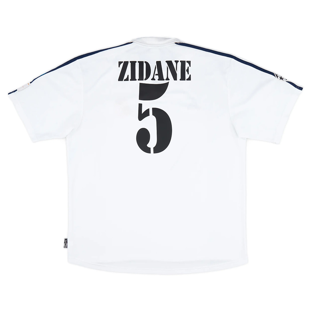 Zidane 5 Real Madrid Retro Jersey Centenary Home 2002/03