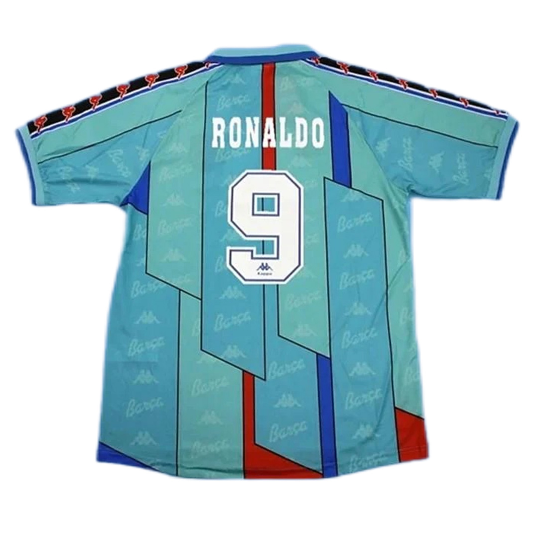 Barcelona Ronaldo 9 Retro Jersey Away 1996/97