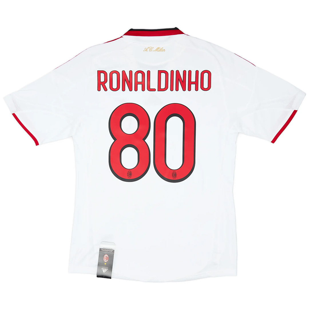 Ronaldinho 80 Retro AC Milan Away Jersey 2009/10