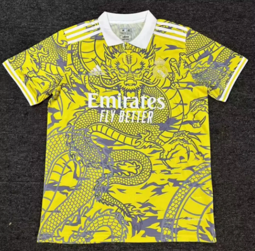  Fans Version25/26 Real Madrid Golden Dragon