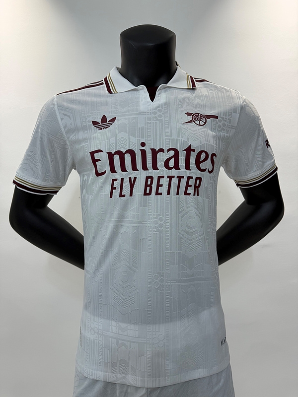  Player Version 25/26Arsenal jacquard version away
