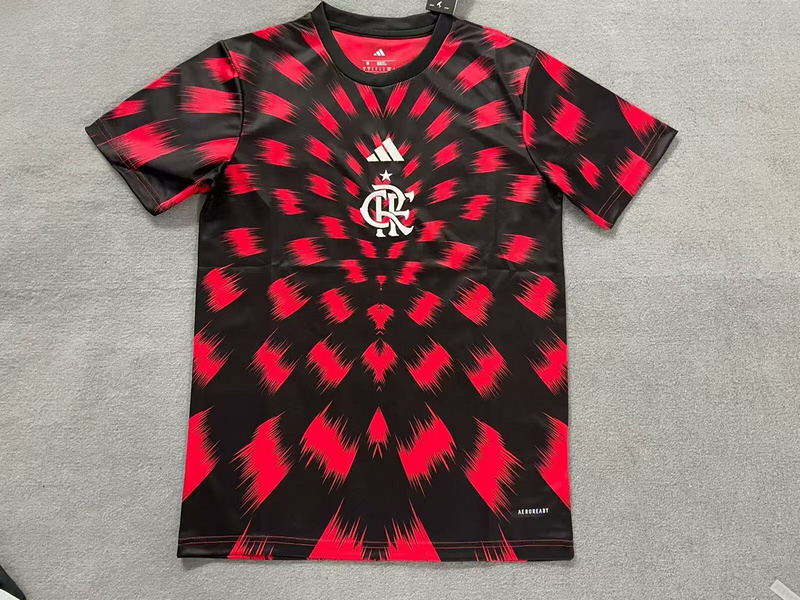  25/26Fan Version Flamengo pre match training jersey