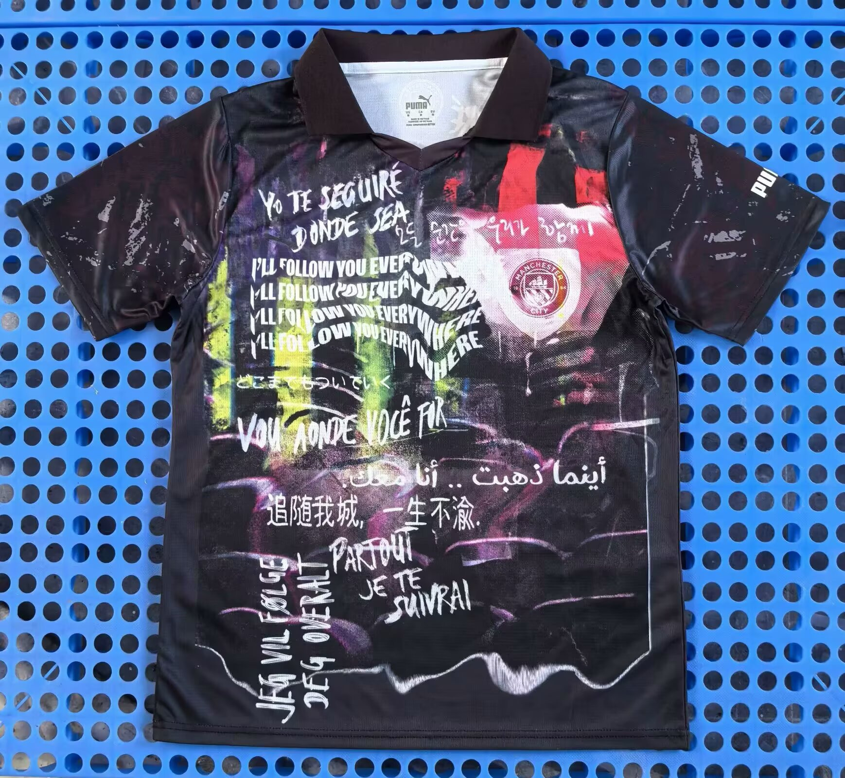 Fan version 25/26 Manchester City black special version