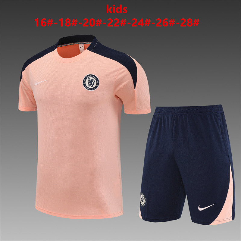 25/26Chelsea pink kids Training Kits