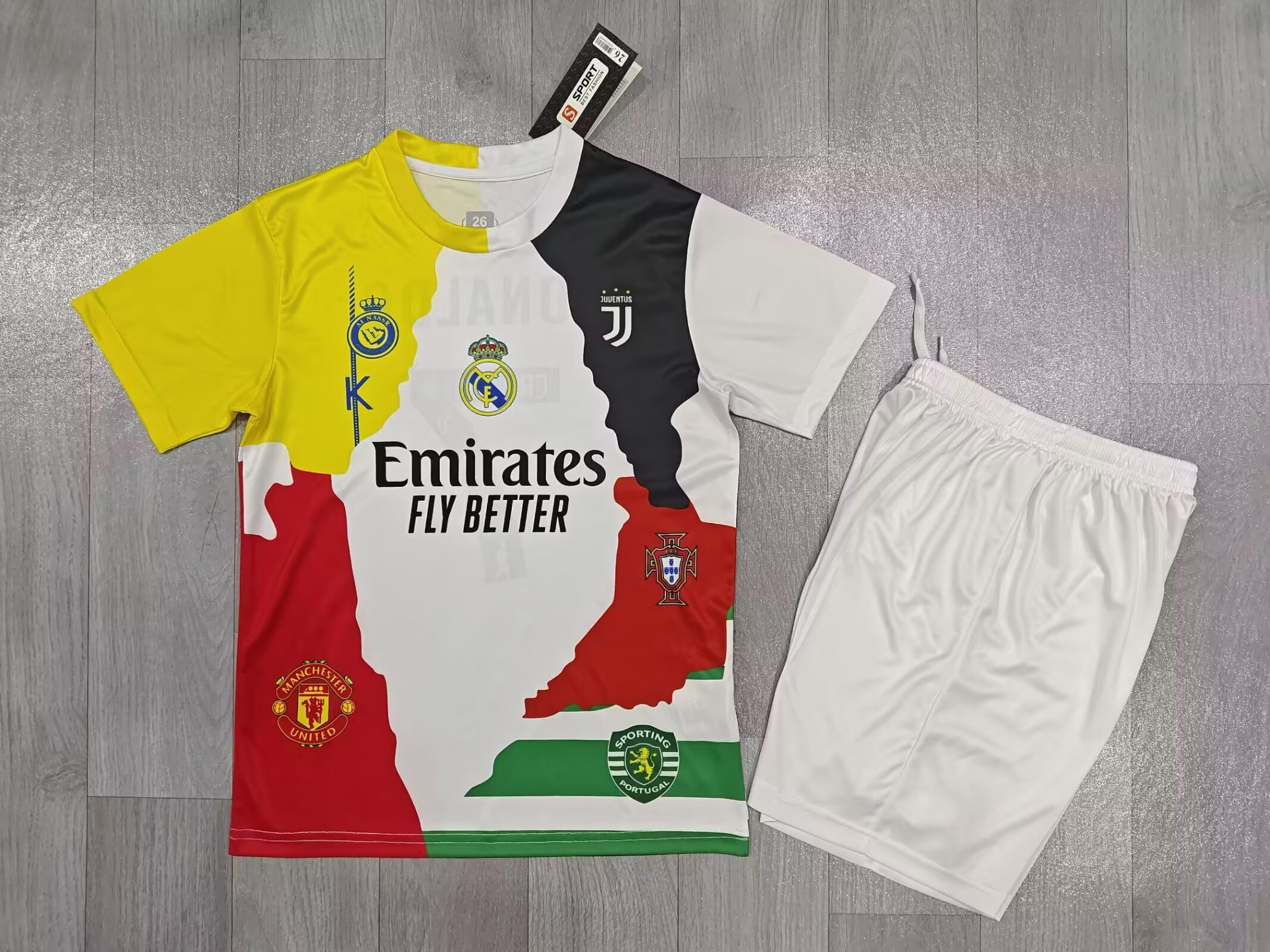 25/26Cristiano Ronaldo commemorative edition  kids Kits