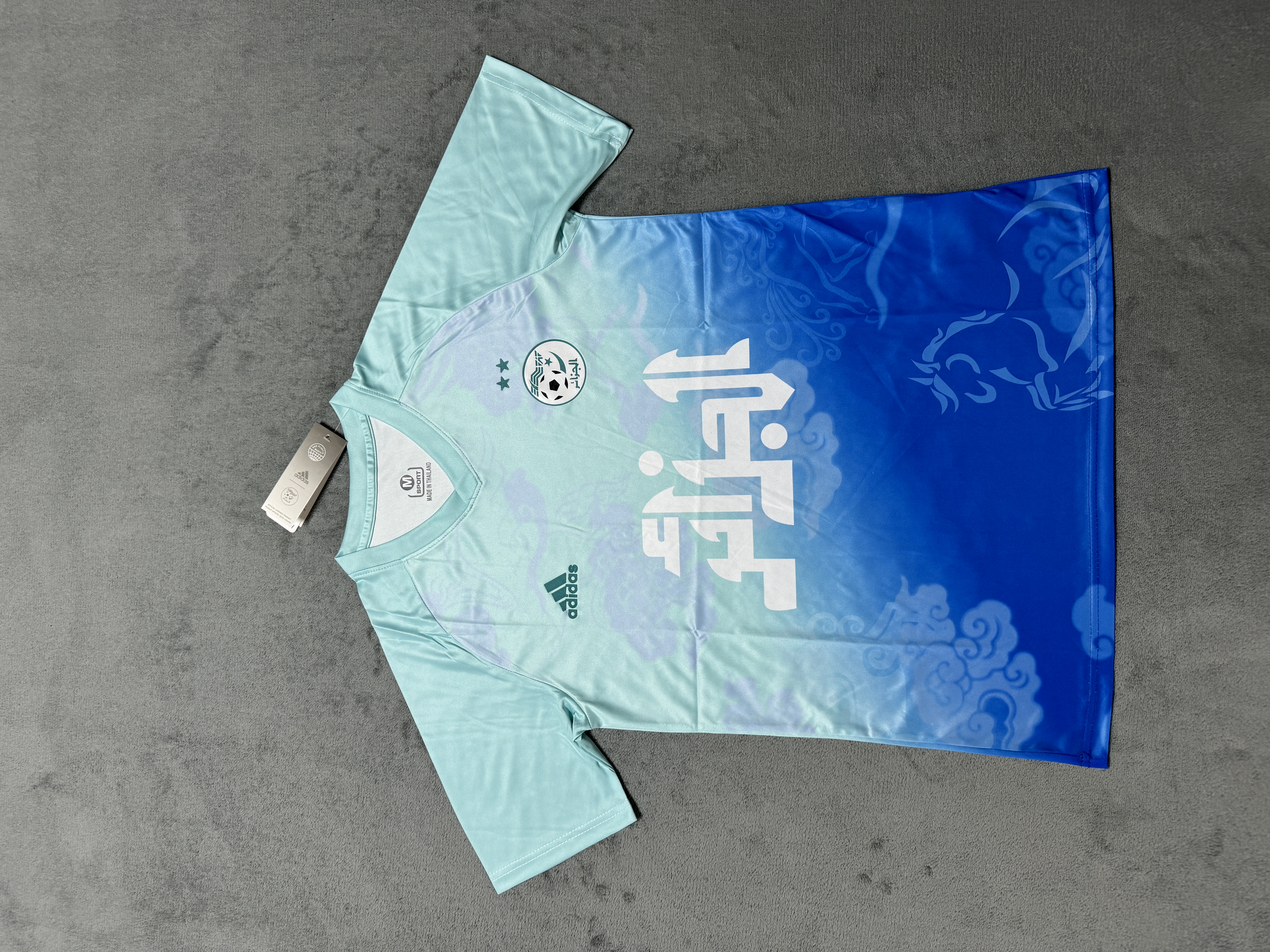 Fans Version 2526 Algerian training uniform light blue