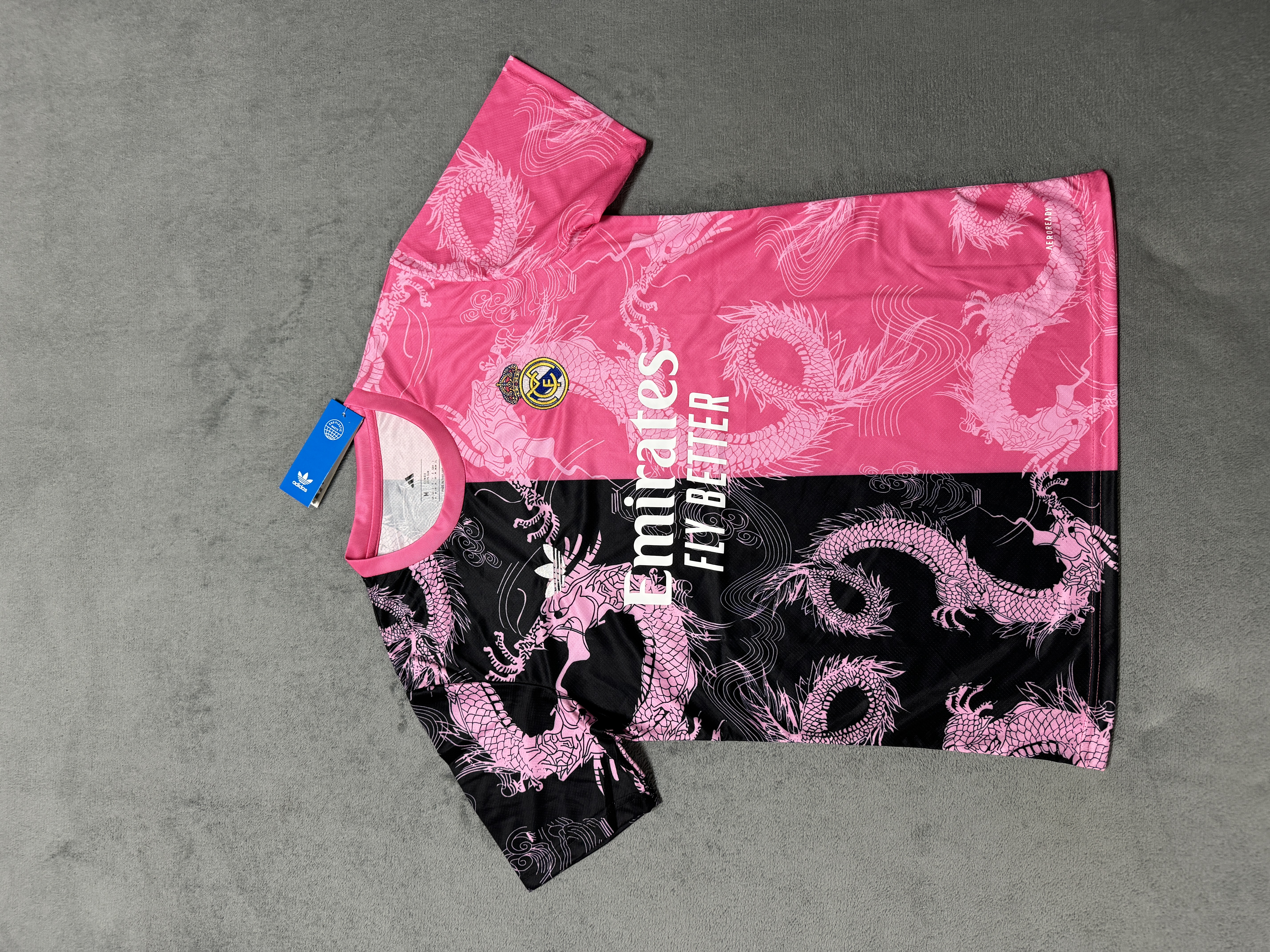 Fans Version 2526 Real Madrid Special Edition Pink Black Dragon