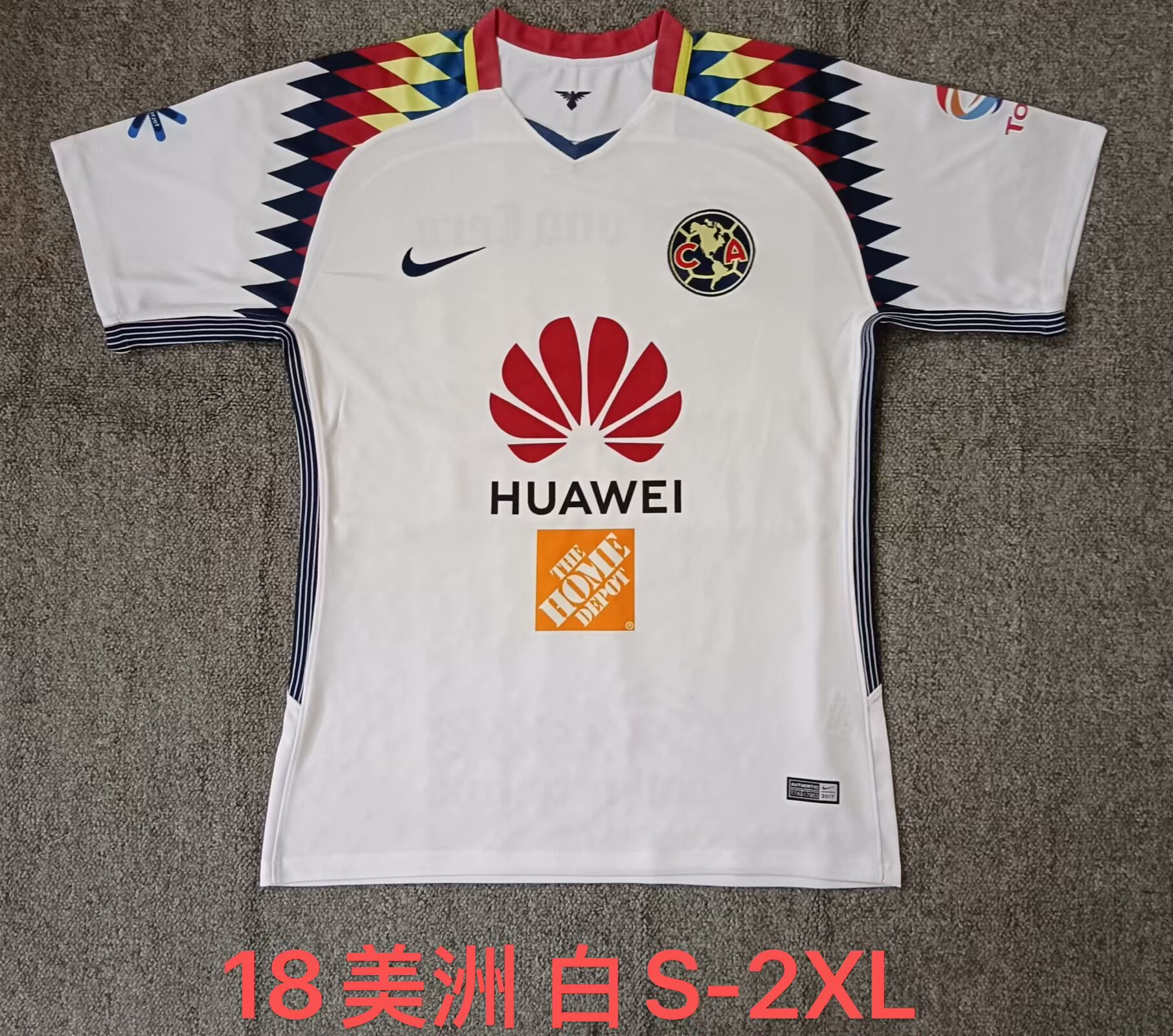 2018 Retro American White away
