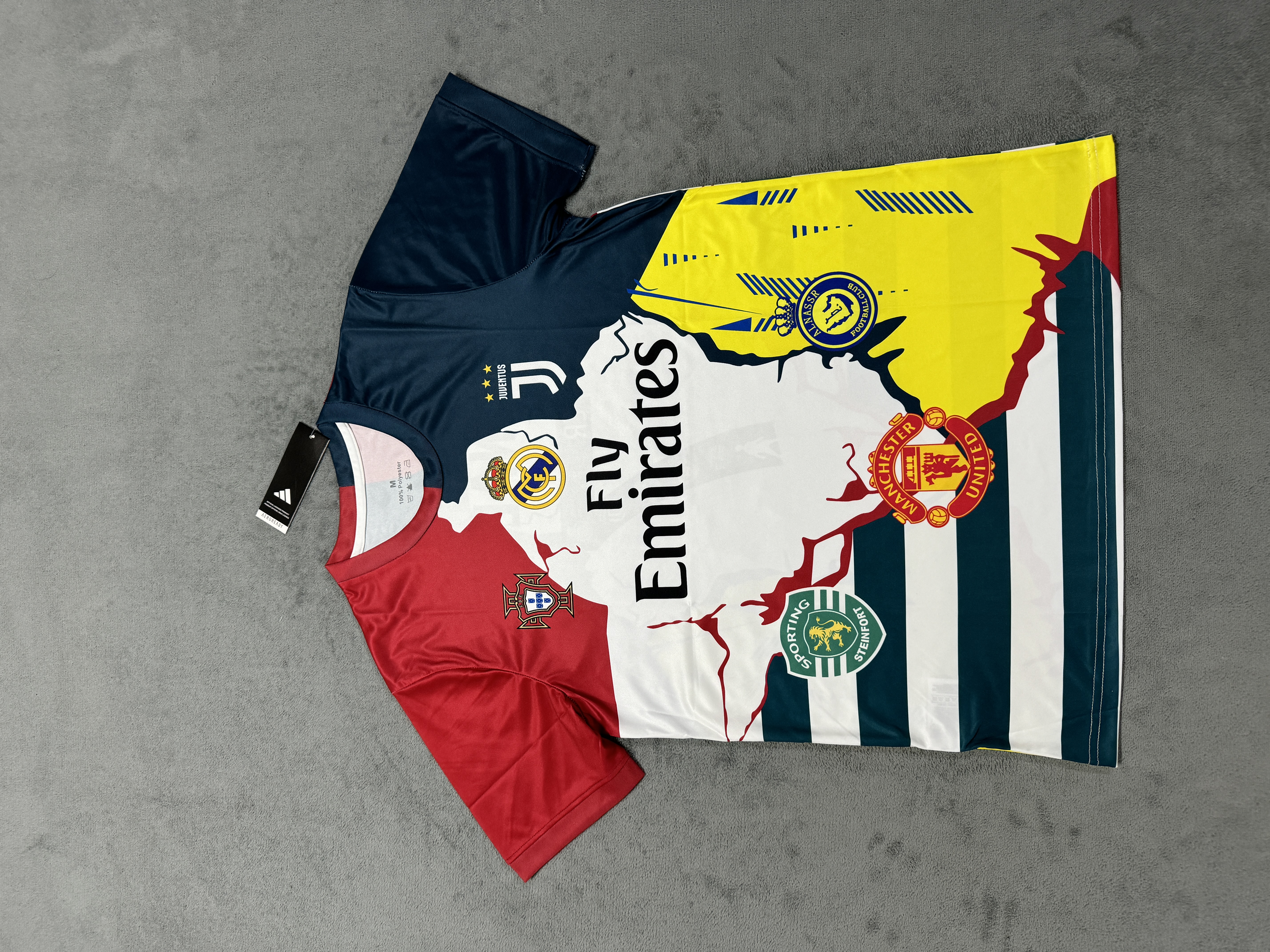Fans Version 2526Cristiano Ronaldo Commemorative Edition (Red and Blue Collar)