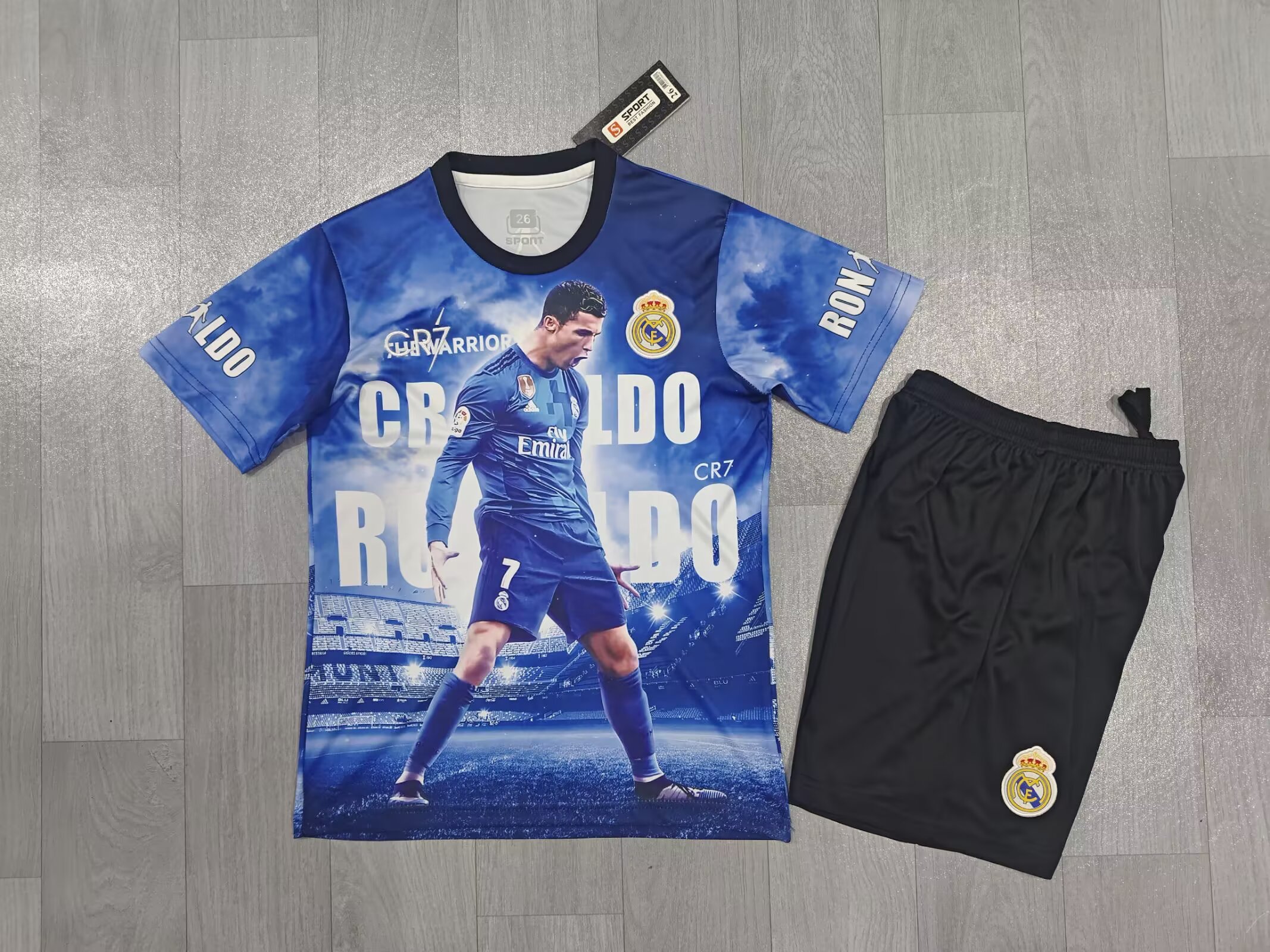 25/26Kids kits Real Madrid Cristiano Ronaldo Commemorative Edition 