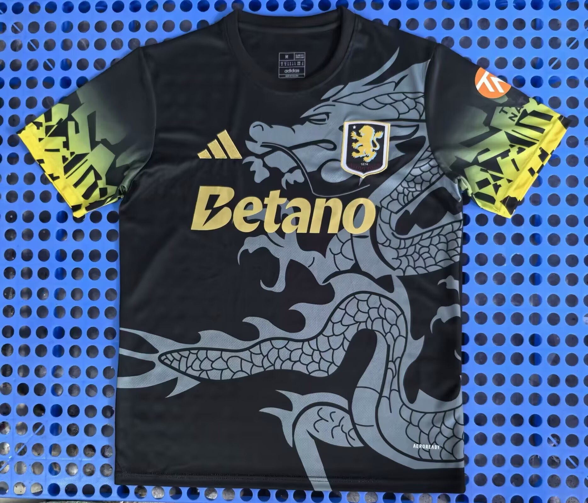 Fans Version 2526Aston Villa Grey Dragon Training Suit