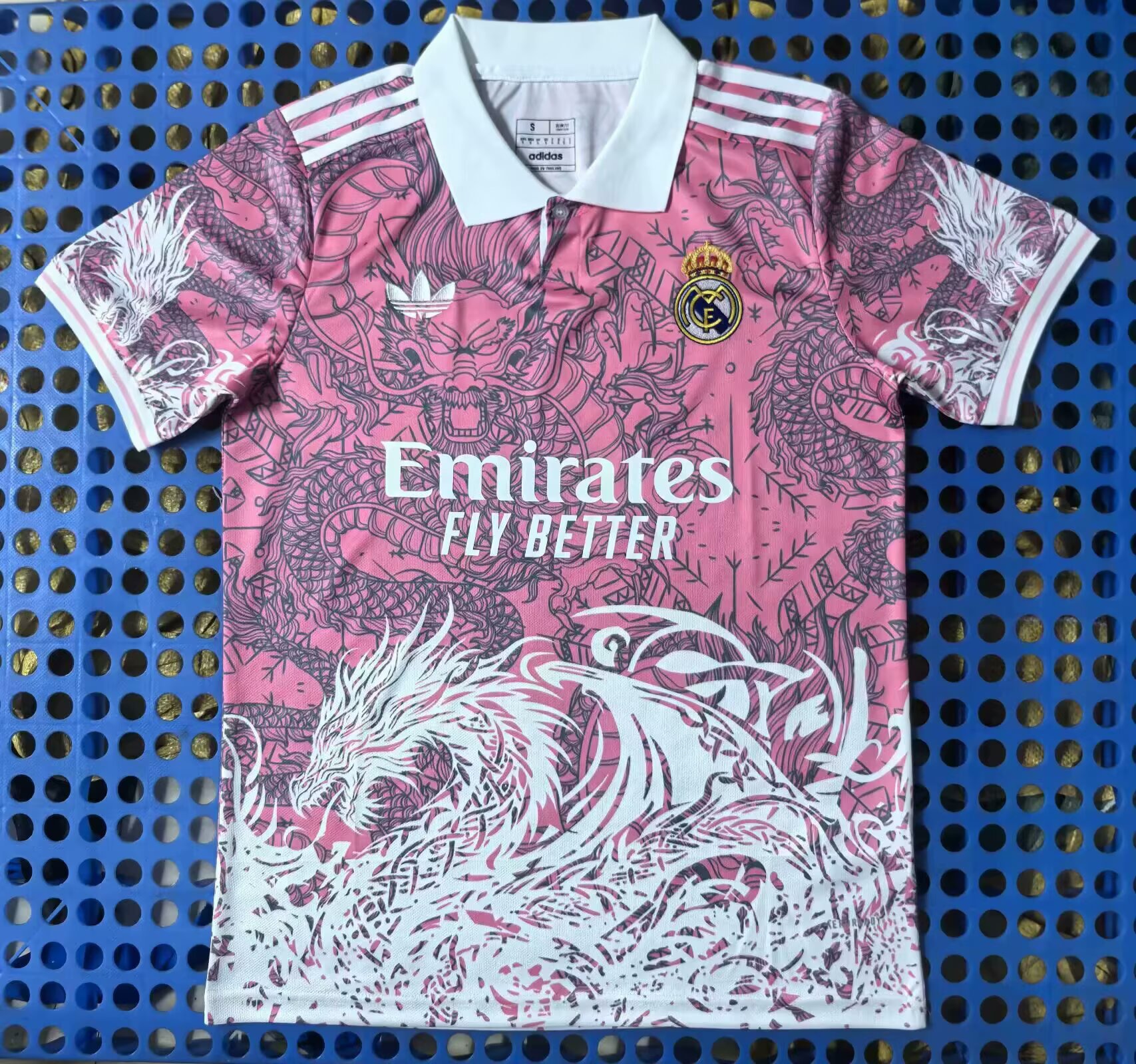 Fans Version 25/26 Real Madrid Pink Dragon POLO