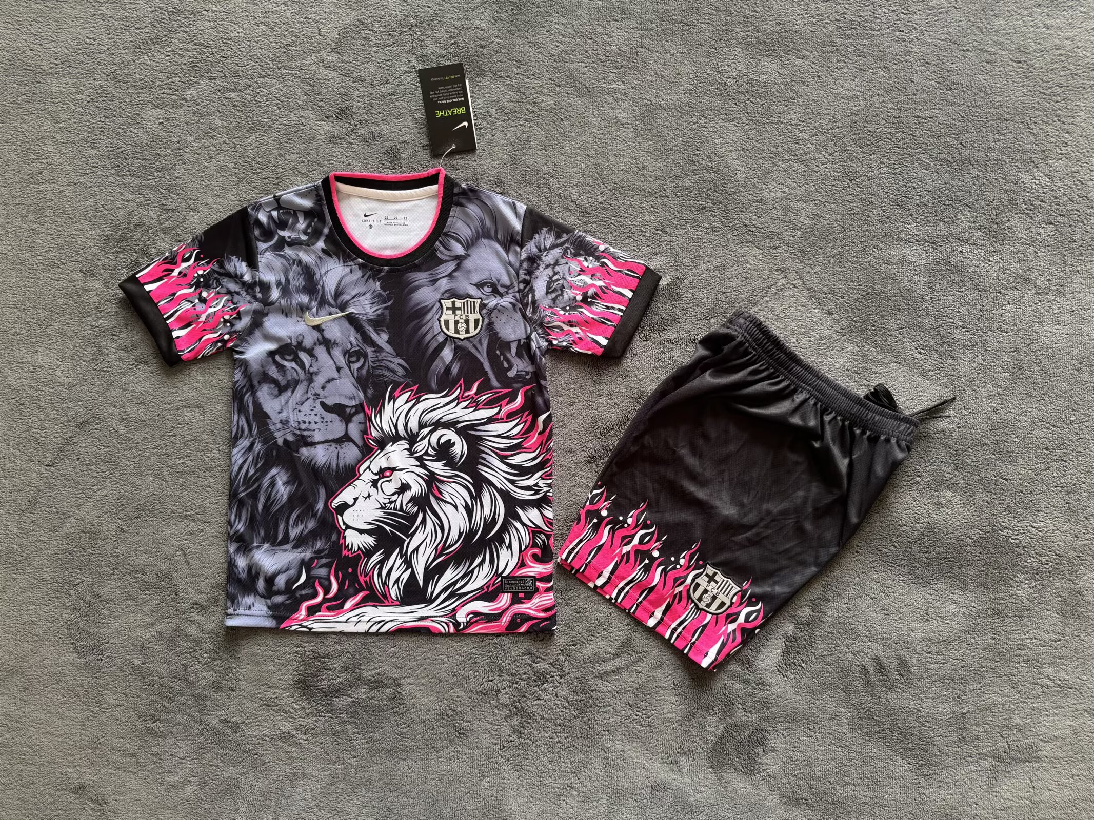 kids Kits 25/26 Barcelona Special Edition Black Grey