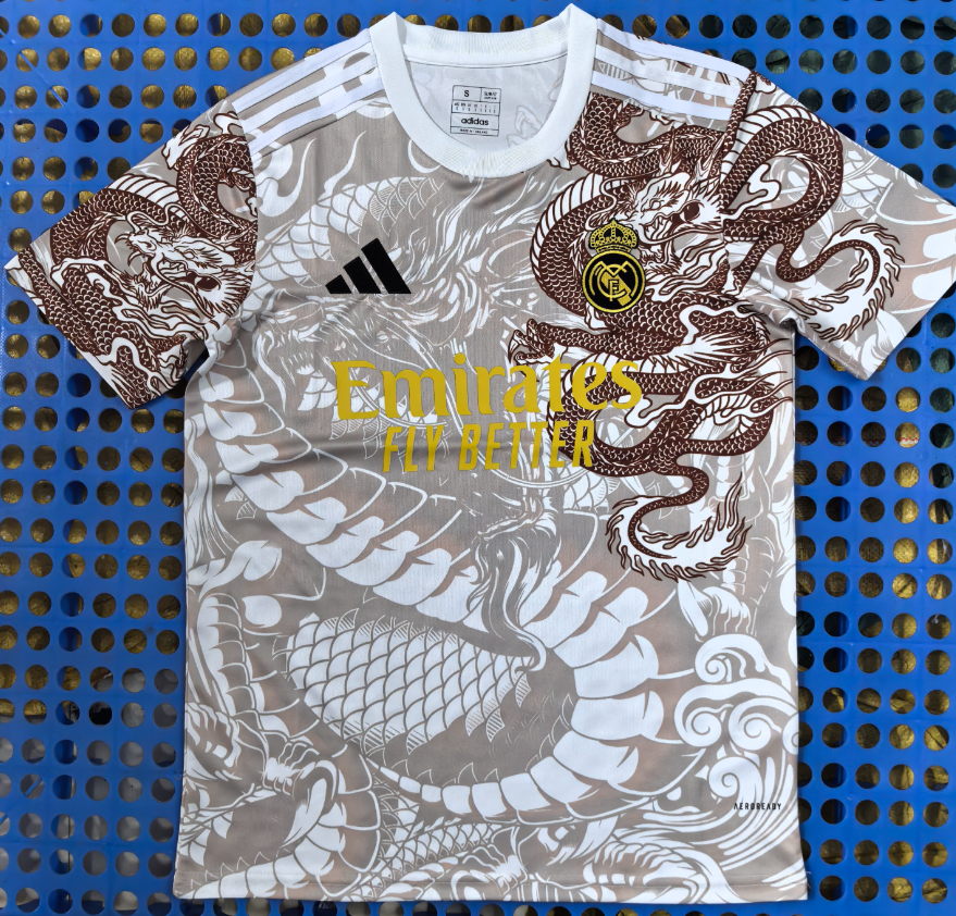 Fans Version 25/26 Real Madrid Brown Dragon Special Edition