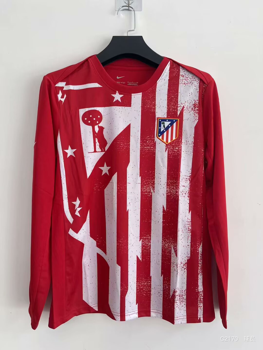 Fans Version 25/26 Atletico Madrid home long-sleeved
