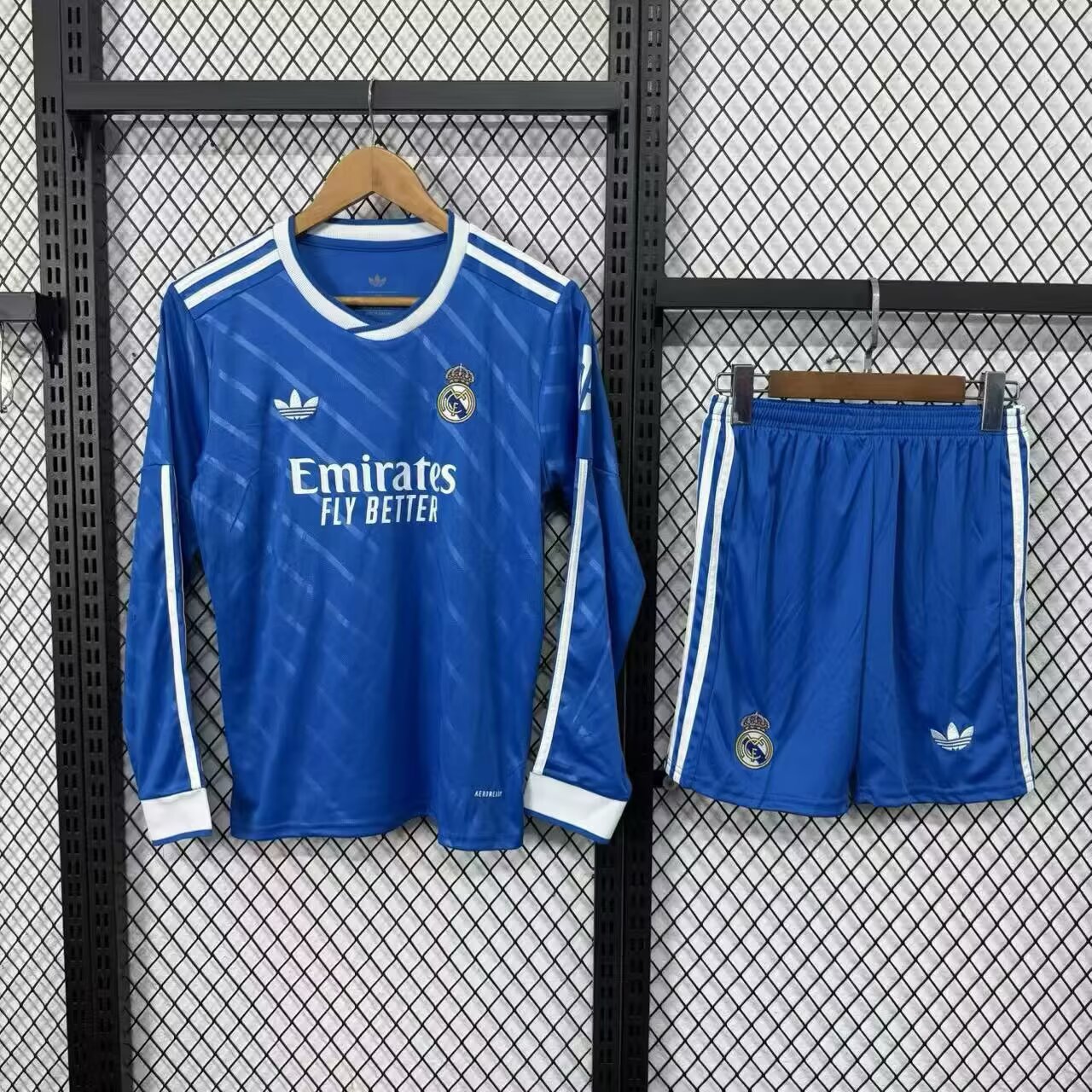  Adults kits 25/26 Real Madrid  second away long-sleeved