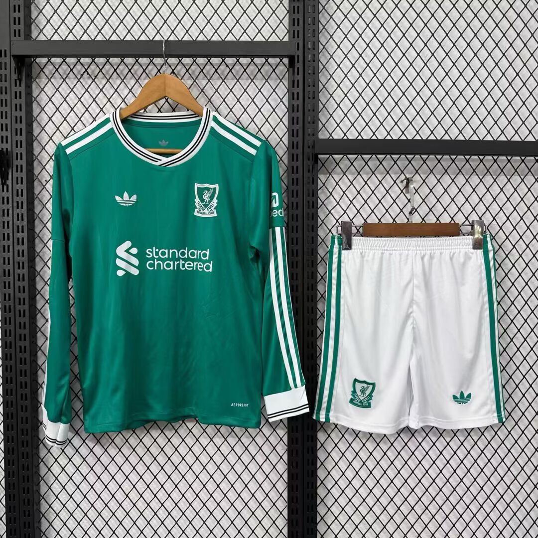  Adults kits 25/26 Liverpool second away long-sleeved