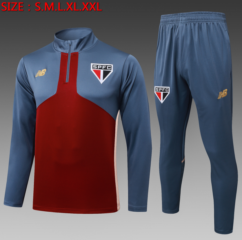 25/26 Half S&atilde;o Paulo date red Tracksuit