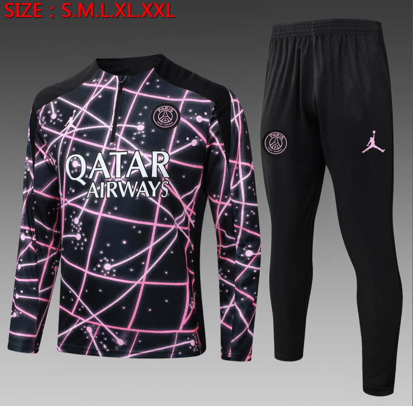 25/26 Half Jordan Paris Black Starry Sky Inkjet Tracksuit 