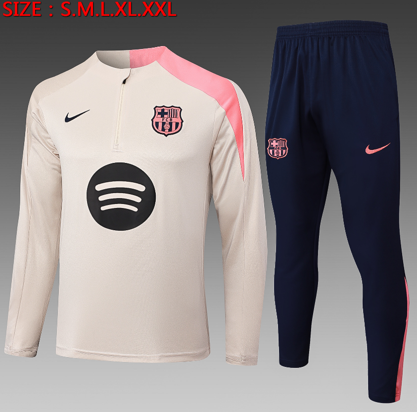 25/26 Half Barcelona Yellow Tracksuit