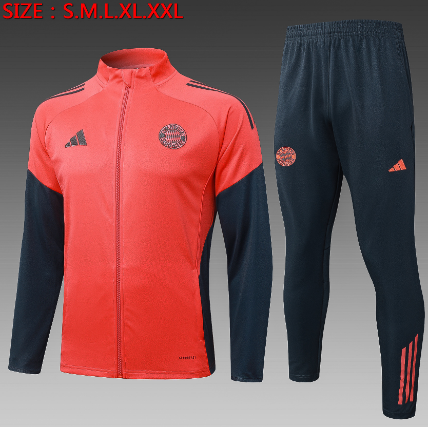 25/26 Bayern Orange Jackets sets Jackets sets