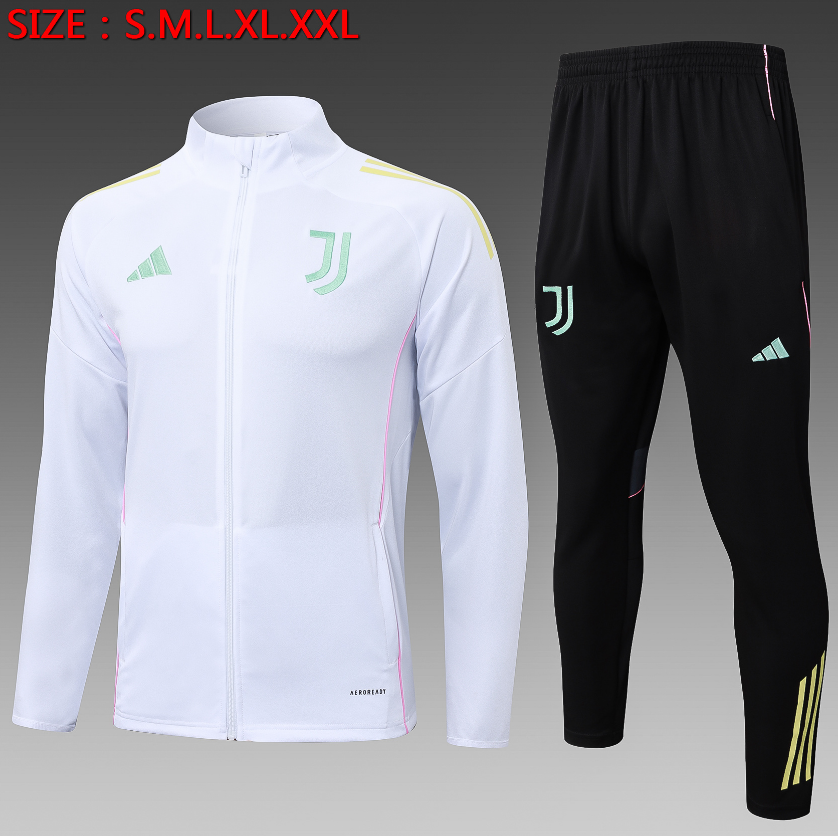 25/26 Juventus White Jackets sets