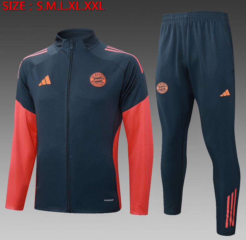 25/26 Bayern deep gray (orange sleeves) Jackets sets Jackets sets
