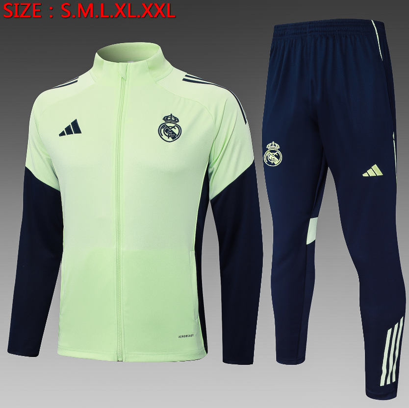 25/26 Real Madrid light green Jackets sets