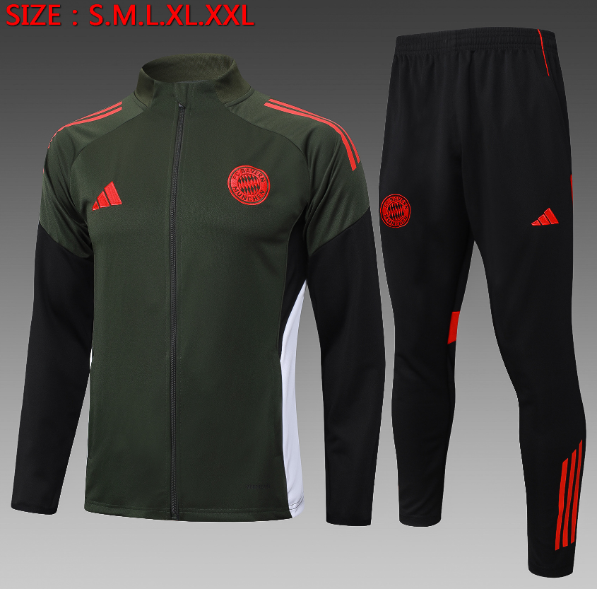 25/26 Bayern Deep Green Jackets sets
