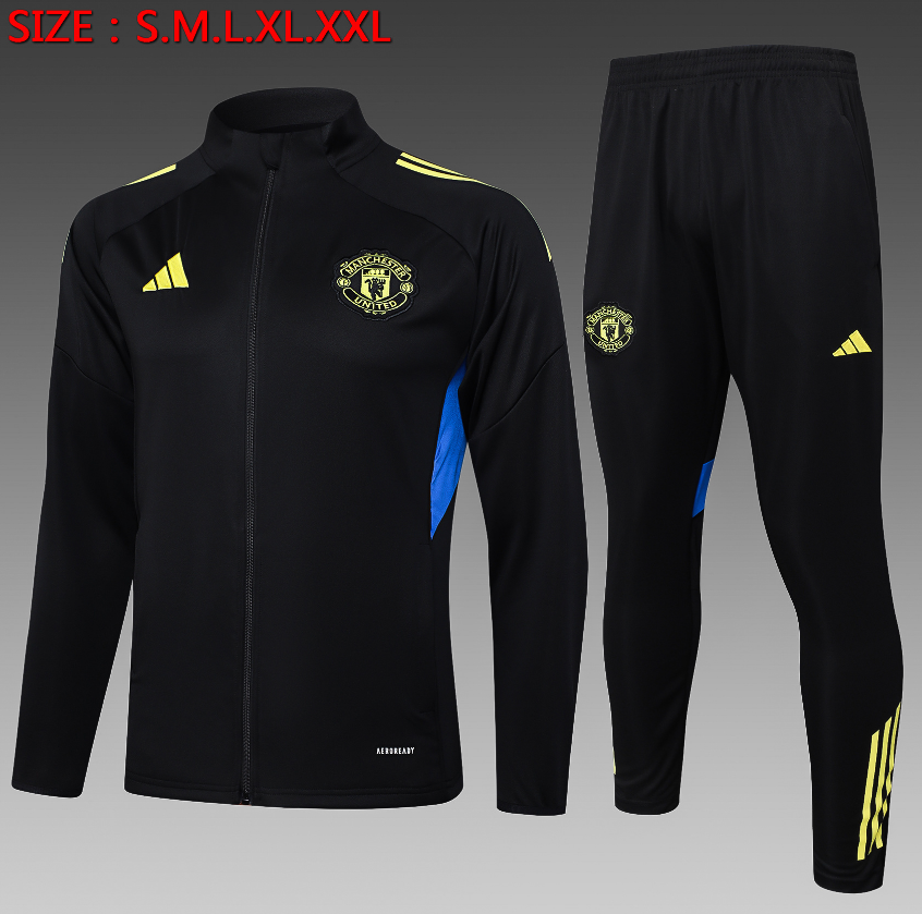 25/26 Manchester United Black (Green Label) Jackets sets