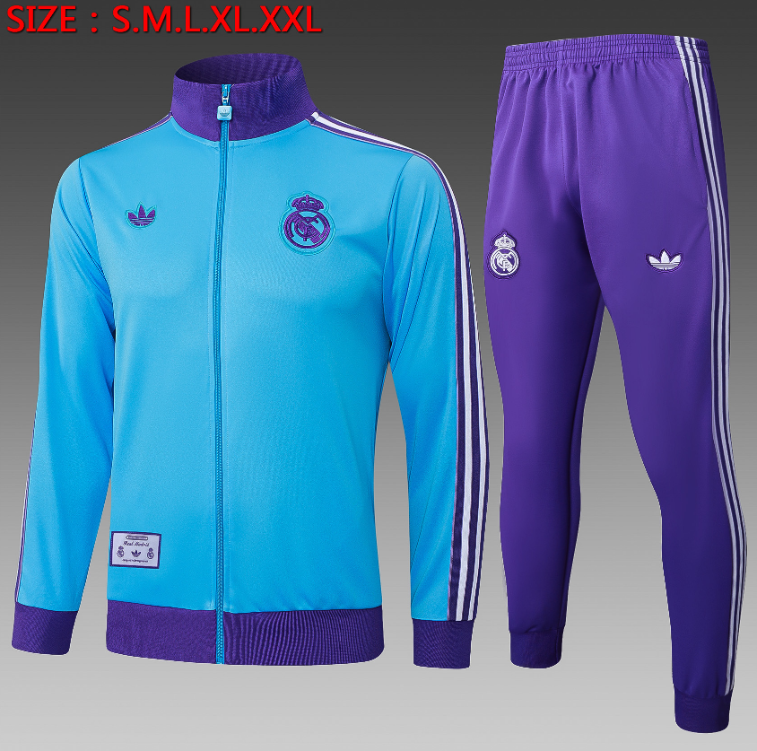 25/26 Real Madrid Shallow Orchid Retro Edition Jackets sets