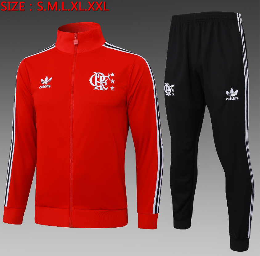 25/26 Flamenco Red Retro Edition Jackets sets
