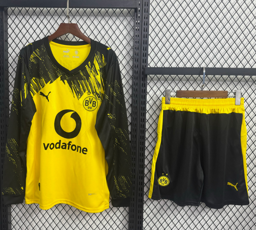  Adults kits 25/26 Dortmund home long-sleeved