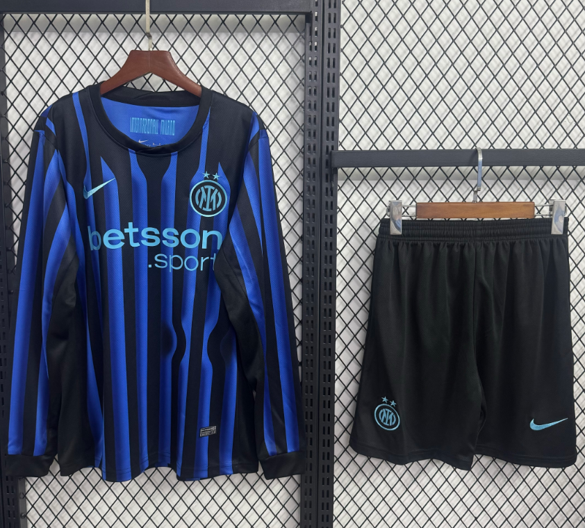  Adults kits 25/26 Inter Milan home long-sleeved