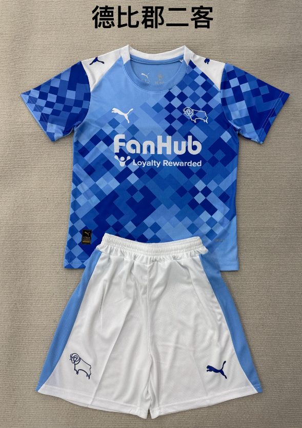 Adults kits 25/26 Derby County Second away