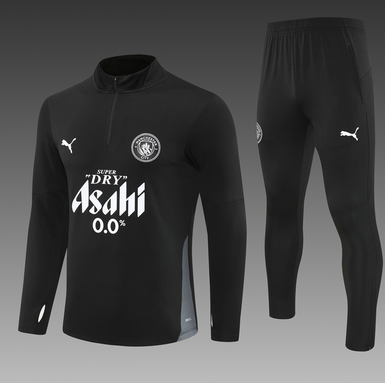 25/26 Half Manchester City black Tracksuit