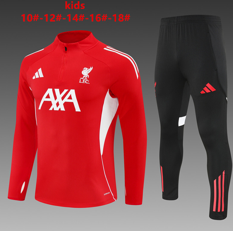 25/26 kid half Liverpool Red Tracksuit