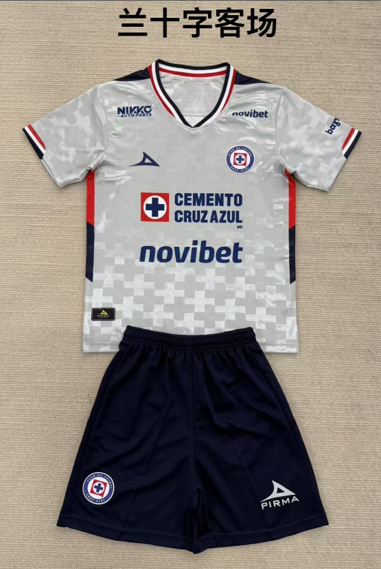 Adults kits 25/26 Cruz azul away