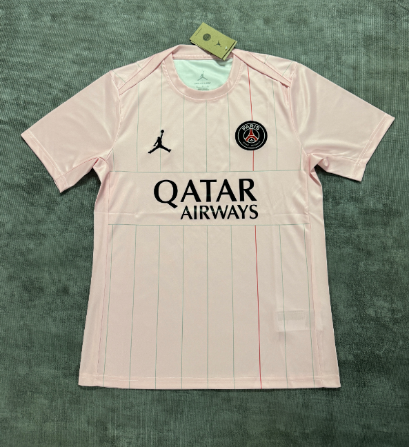Fan version 25/26 Paris Pre match Dress Pink