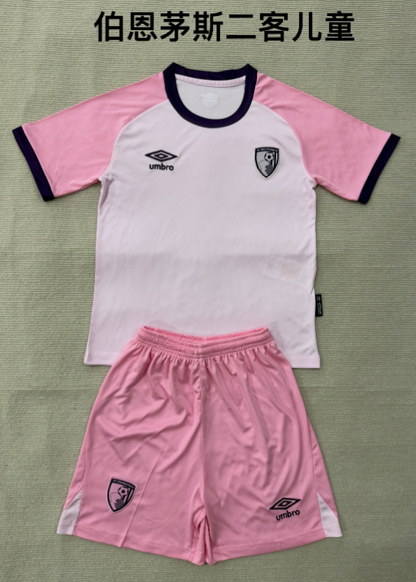 kids Kits 25/26 Bournemouth second away