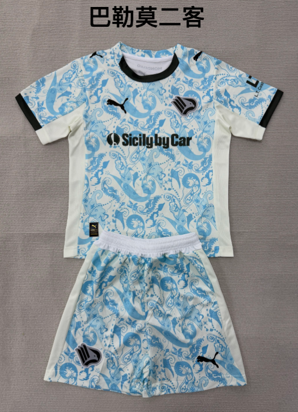 kids Kits 25/26 Palermo Second away