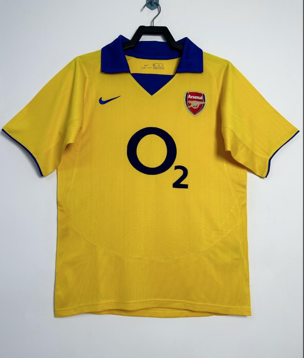 Retro 03/04 Arsenal away yellow