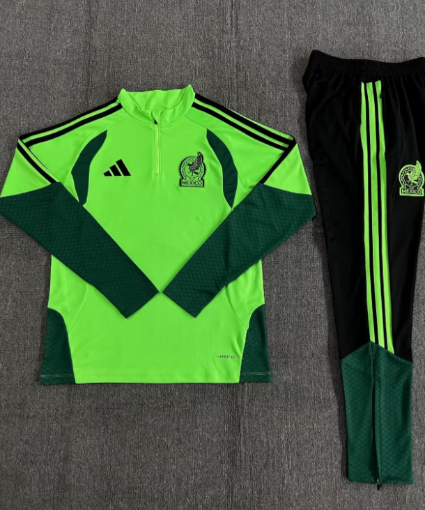 26/27 Half Pull Mexico Green Tracksuit