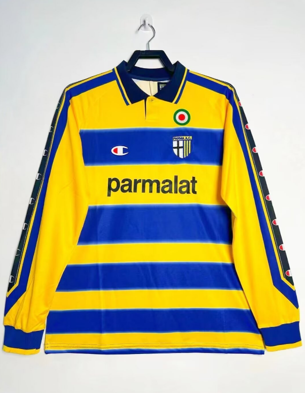 Retro 1999/00 Parma home long sleeved