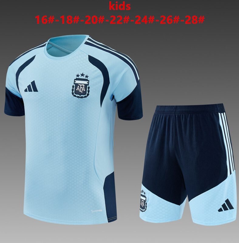 26/27 Argentina light blue kids Training Kits
