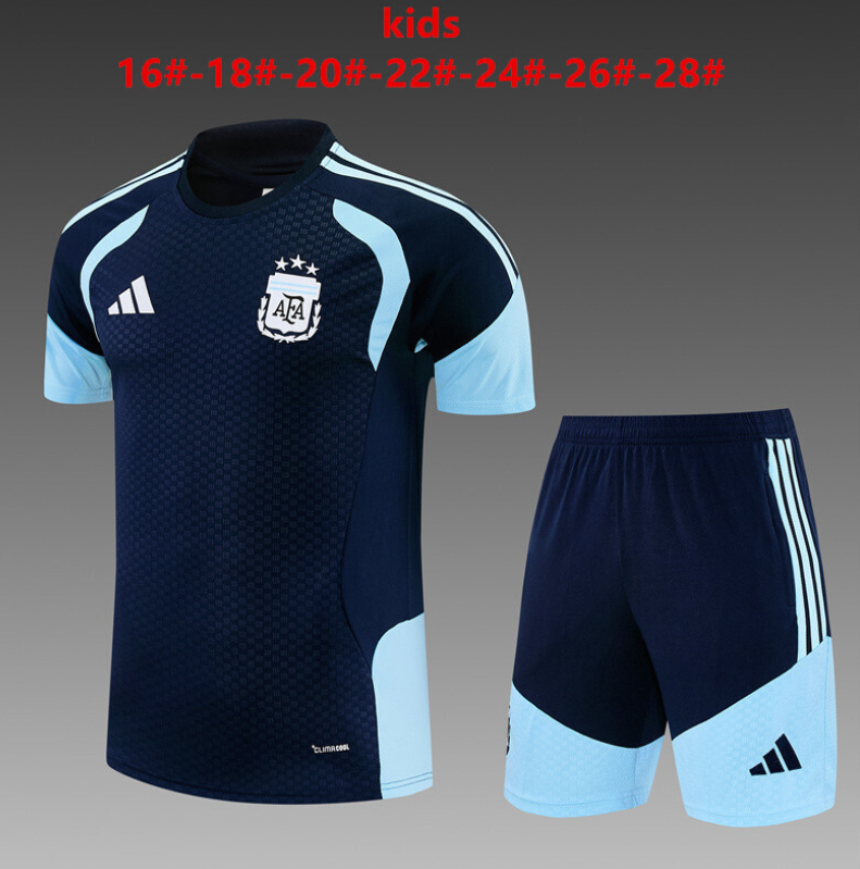 26/27 Argentine navy blue kids Training Kits