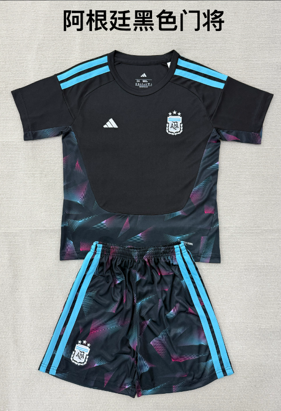 Adults kits 26/27 Argentine black goalkeeper