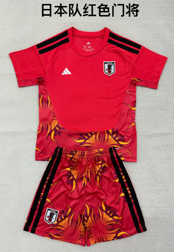 Adults kits 26/27 Japanese red goalkeeper