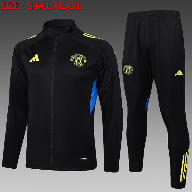 25/26 Manchester United Black (Green Label) Jackets sets