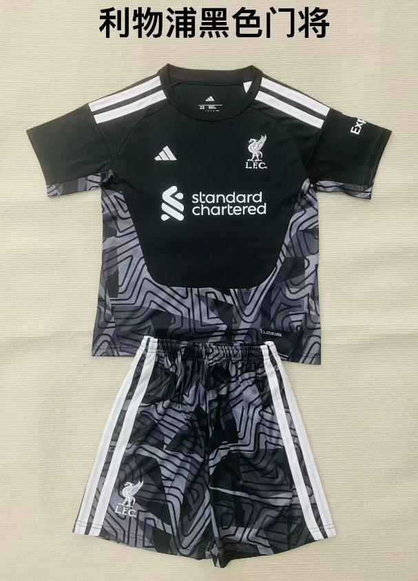 Kids kits 26/27 Liverpool Black Goalkeeper